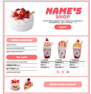 Shortcake Cafe (Portfolio)